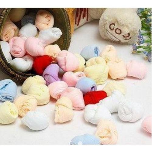 Tất mỏng cho trẻ sơ sinh-combo 5 đôi tất kẹo cho bé