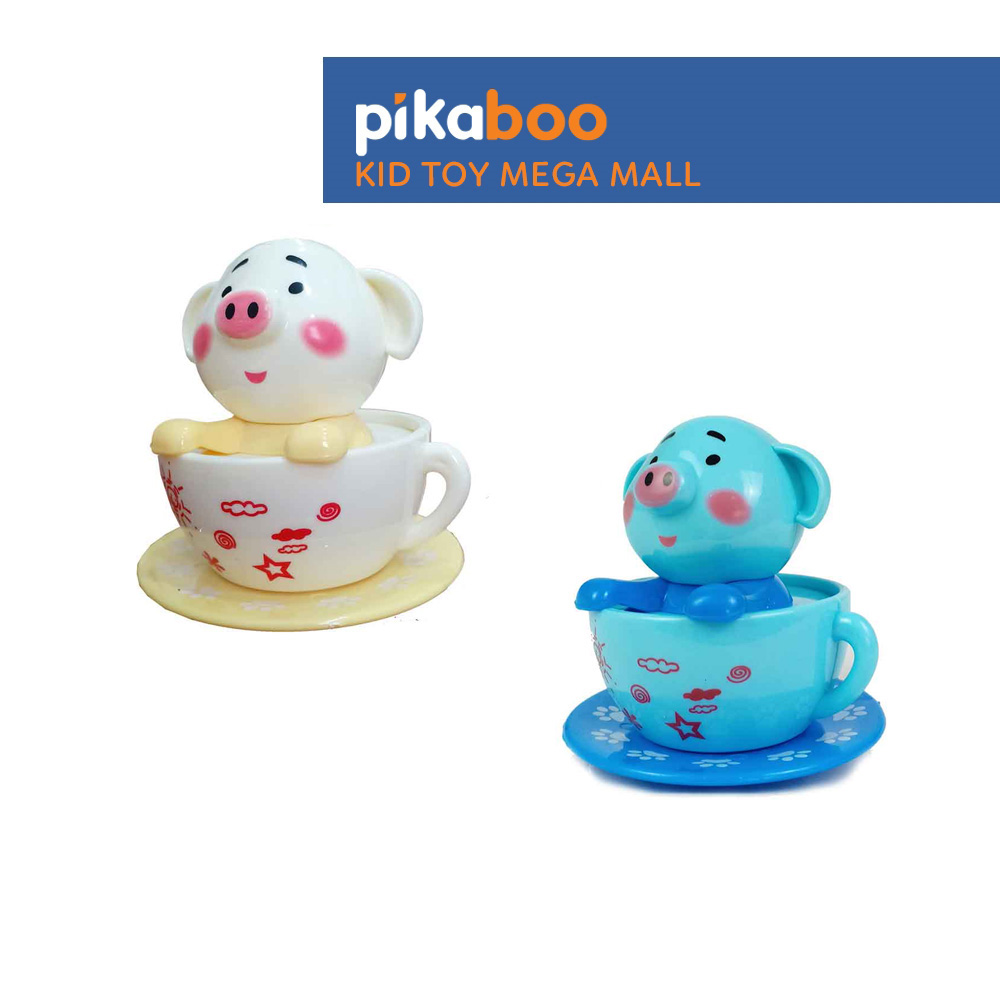 (XẢ KHO 60%) Đồ chơi chạy cót khủng long dino và bé heo Pikaboo màu sắc sinh động mẫu mã đa dạng chất liệu nhựa an toàn