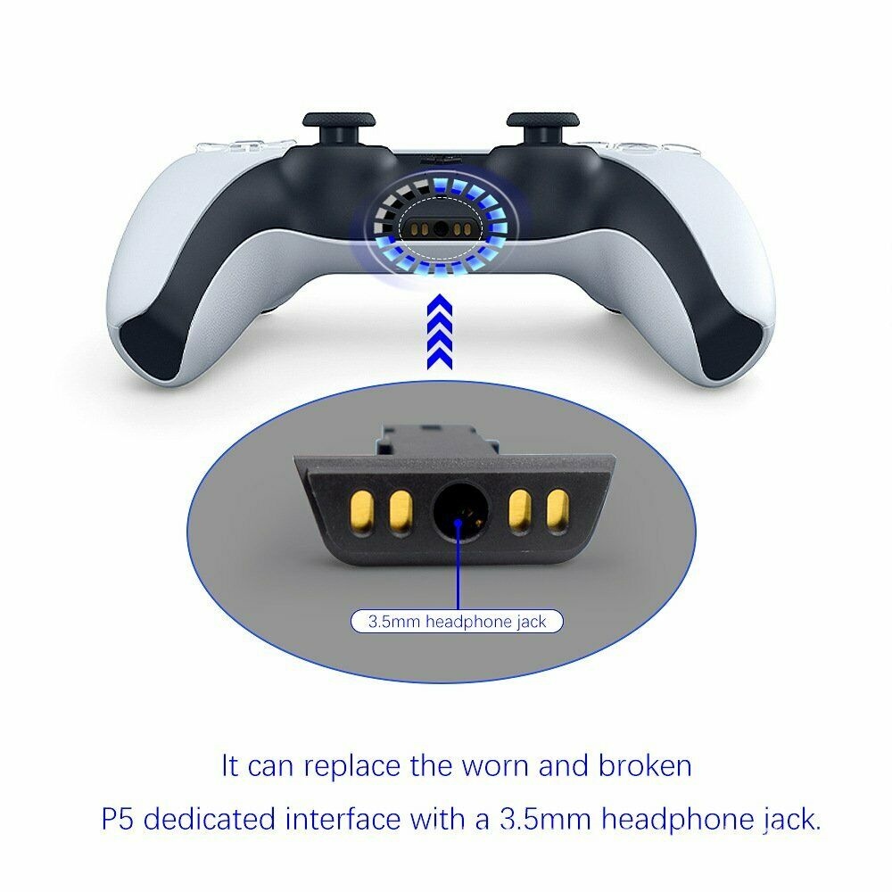 Headphone Plug Jack For PS5 Handle Gamepad High Quality Replacement Game