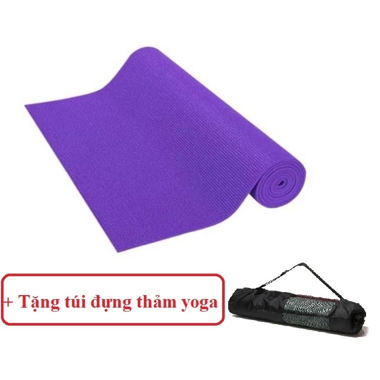 Combo giá rẻ - thảm tập yoga + túi đựng thảm yoga cao cấp