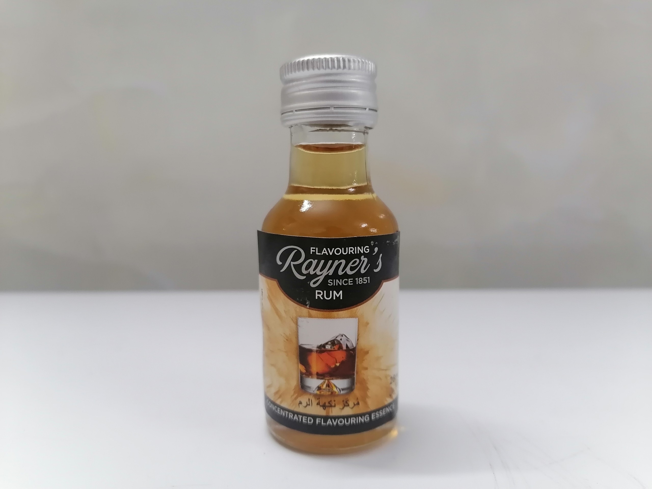 Lọ 28ml RUM HƯƠNG THỰC PHẨM RƯỢU RUM U.K RAYNERS Rum Flavouring hlm-hk