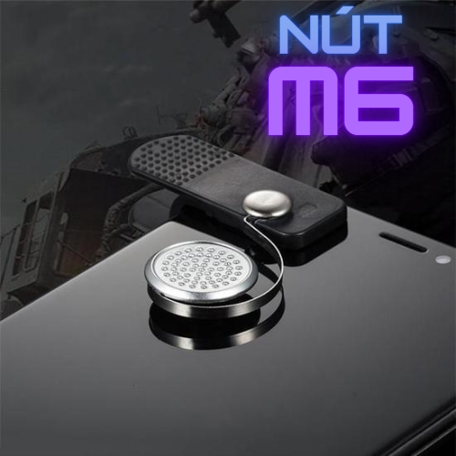Nút bấm chơi game pubg mobile joystick m6 kẹp dọc chơi liên quân mobile