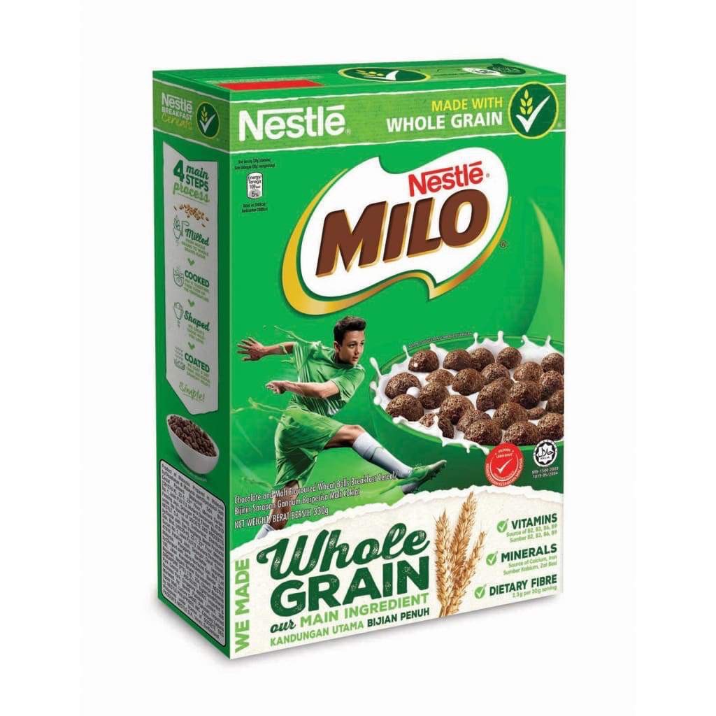 Ngũ cốc ăn sáng Nestle Milo - hộp 300gr (bao bì mới) - date mới nhất hàng chính hãng NESTLE'