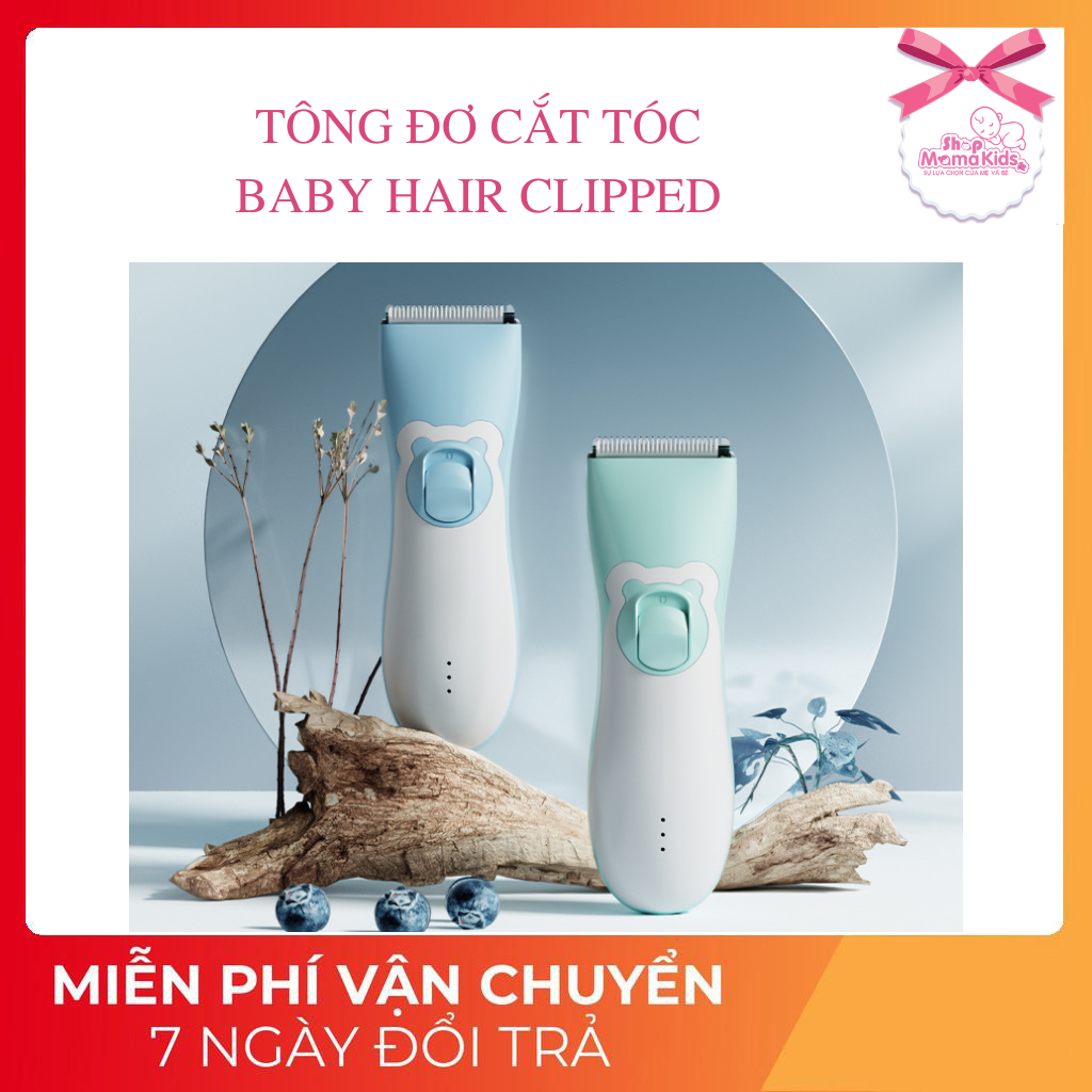 Tông Đơ Cắt Tóc Cho Bé Lukbaby ( Tặng kèm áo choàng )