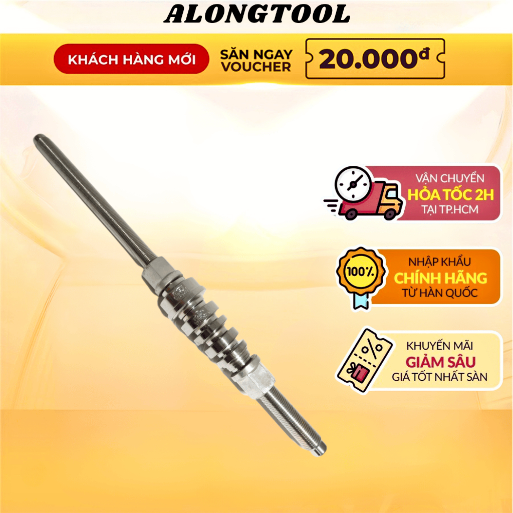 Bộ vam bát phốt ALONGTOOL hàng tiện CNC từ thép nguyên khối c45 Dùng cho tất cả các dòng xe