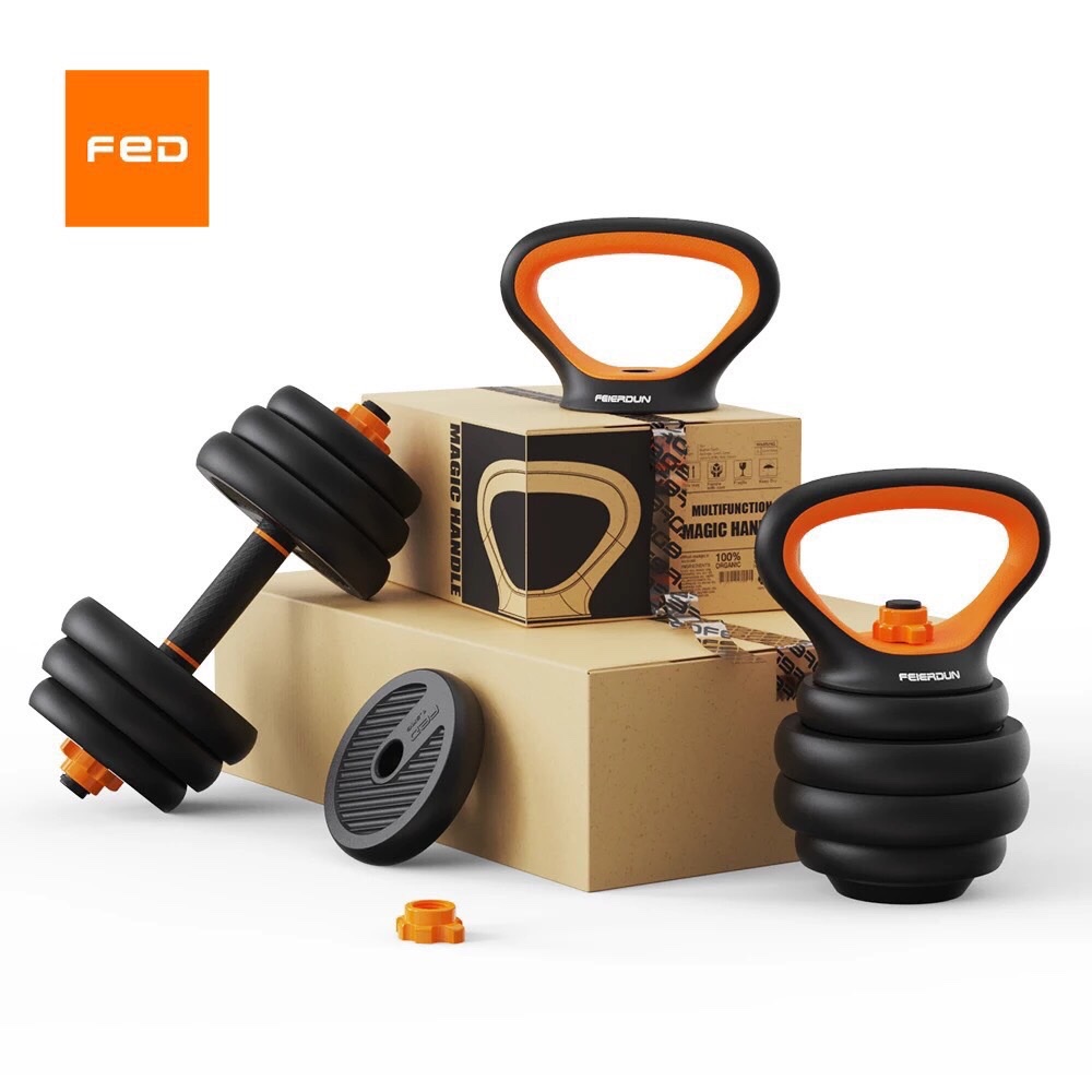 Bộ tạ tay composite fed kết hợp tạ đẩy đa năng cao cấp chính hãng