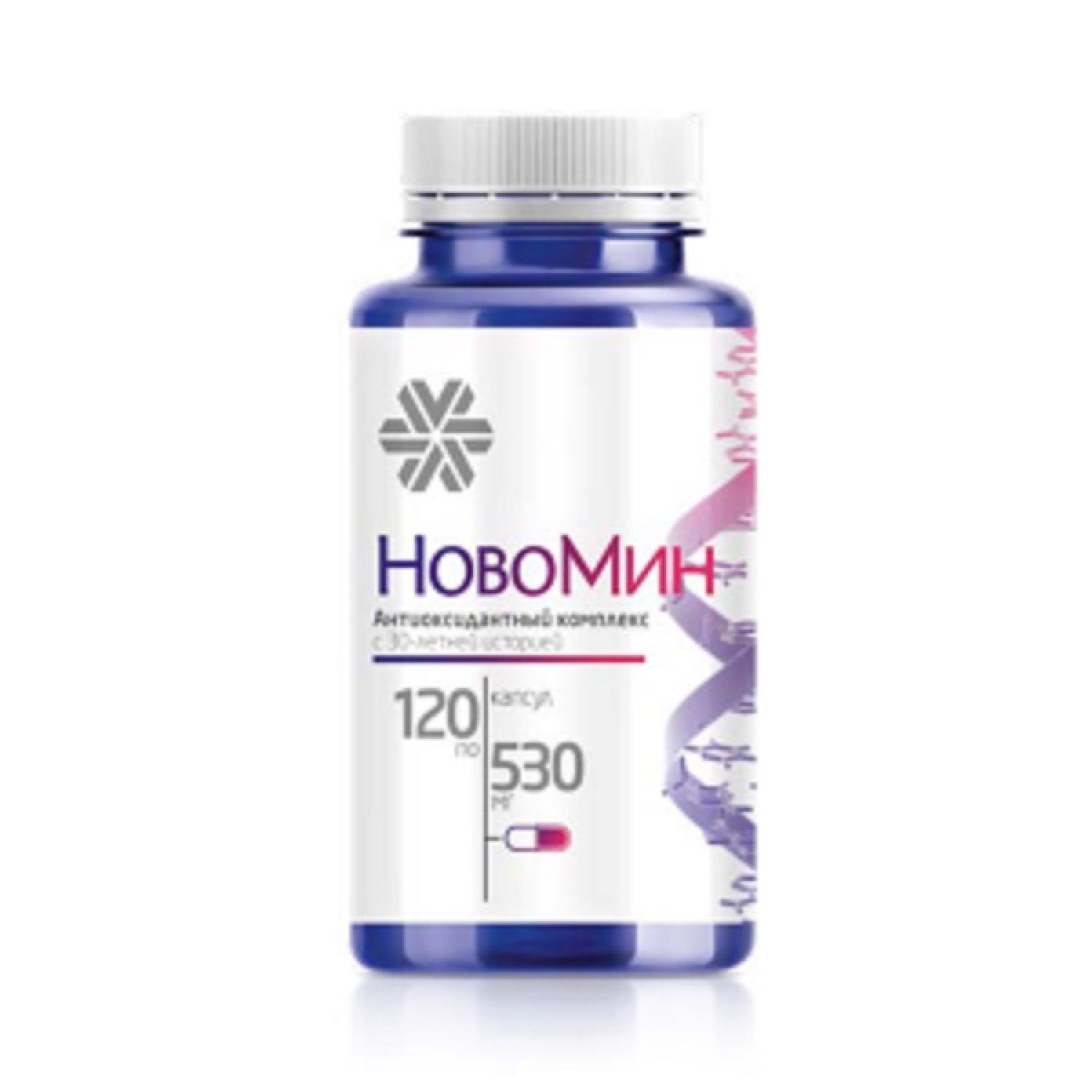 [ Hobomin ] - Thực phẩm Siberian novomin FORMULA 4, hỗ trợ ngăn oxy hóa , bảo vệ tế bào cơ thể - Hộp 120v