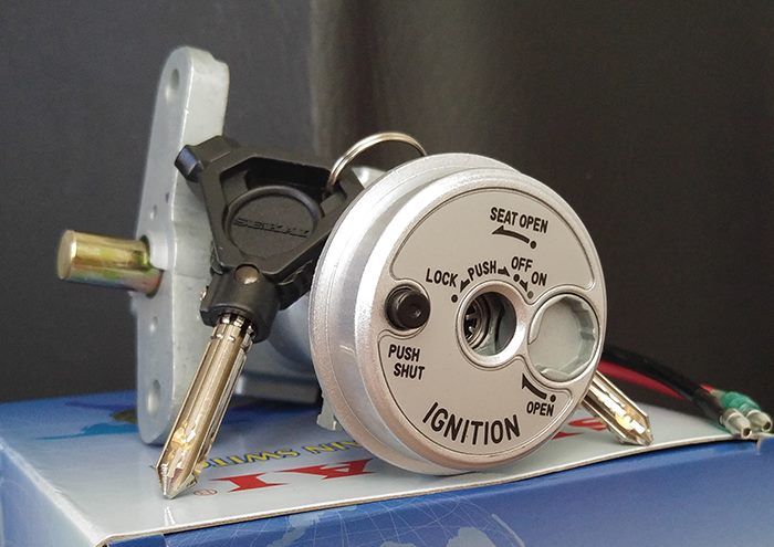 KHÓA XE MÁY 8 CẠNH - SEKAI dành cho xe máy Exciter 150 Nouvo 5 Luvias Sirius RC FI chế cho Nouvo 6 loại không có remote