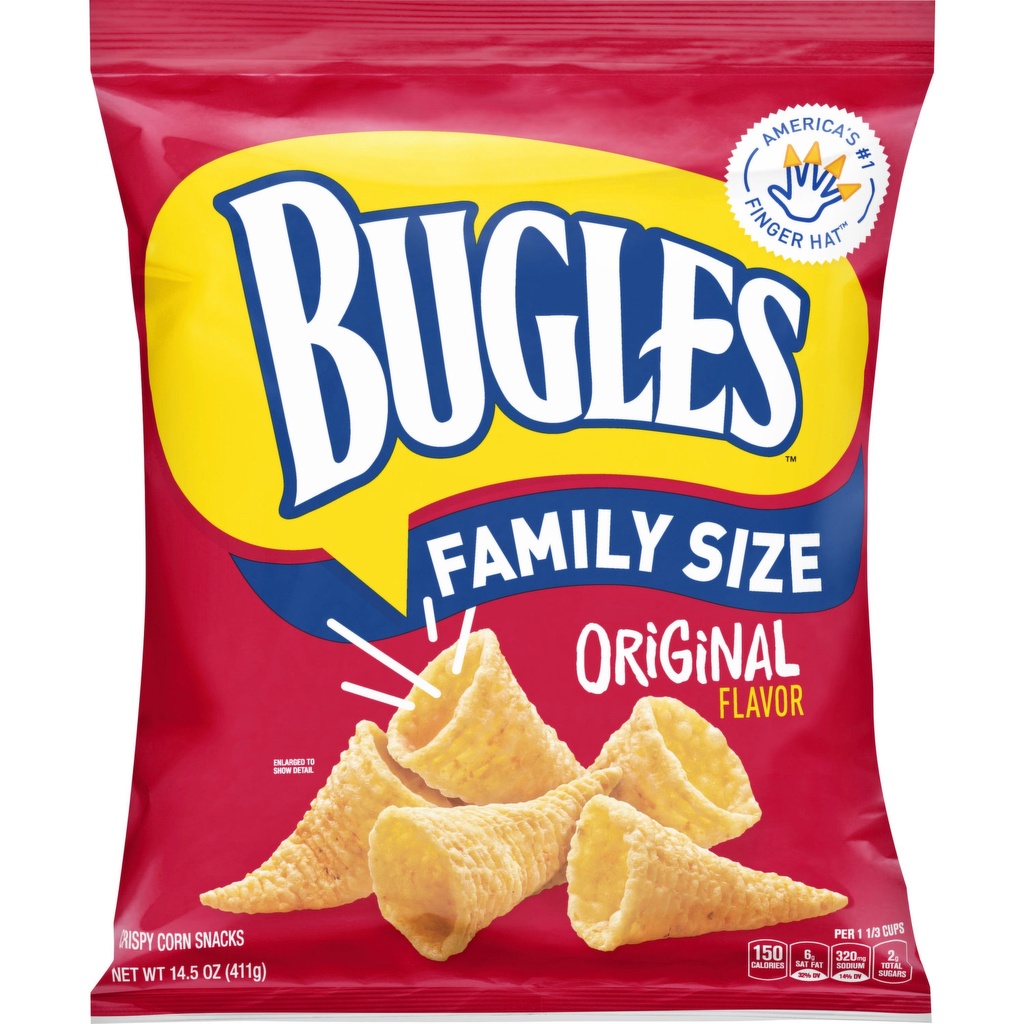 Hàng Mỹ Bánh Snack Bugles Original 411g