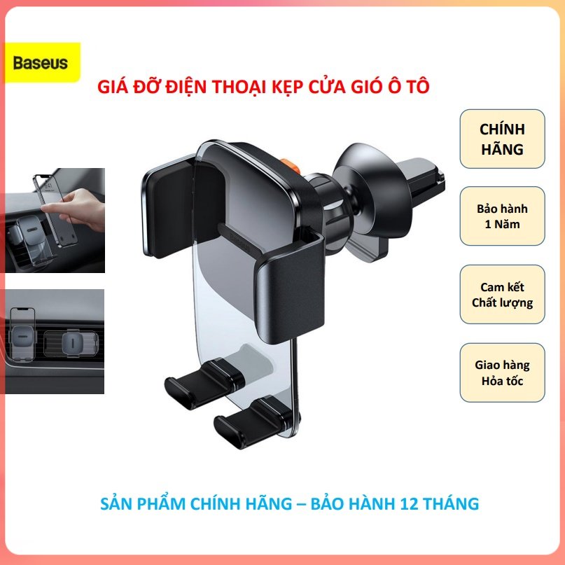 Giá đỡ điện thoại trên Taplo ,kính lái ô tô , Hàng cao cấp chính hãng Baseus SUYK000101