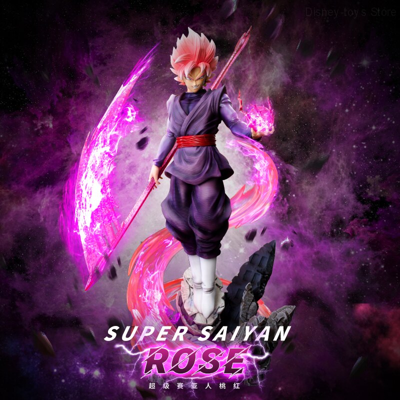 Mh55 mô hình cao cấp son goku black rose cao 36cm và lưỡi hái siêu to cực nét - mô hình black goku dragon ball super