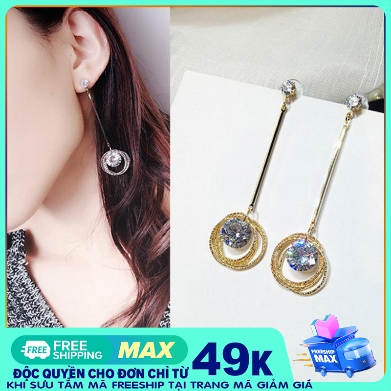 BÔNG TAI NỮ, HOA TAI NỮ RL-31 KIỂU DÁNG HÀN QUỐC TRẺ TRUNG XINH XẮN