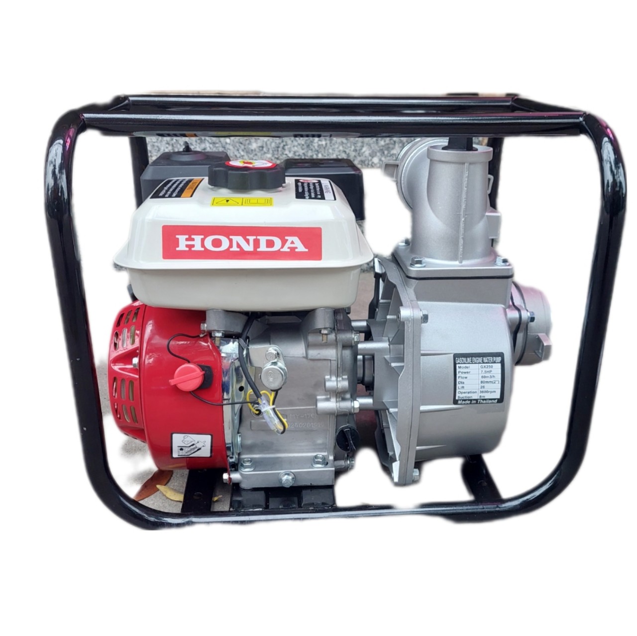 Máy bơm nước chạy xăng honda thái lan ống 80 động cơ 4 thì siêu khỏe