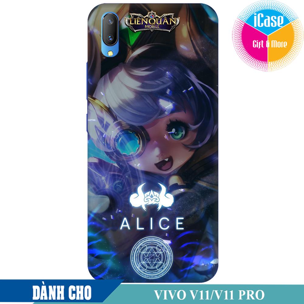 Ốp lưng nhựa dẻo dành cho Vivo V11 in hình Alice