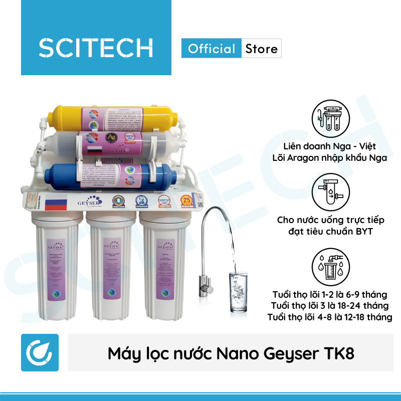 [HCM]Máy lọc nước Nano Geyser TK8