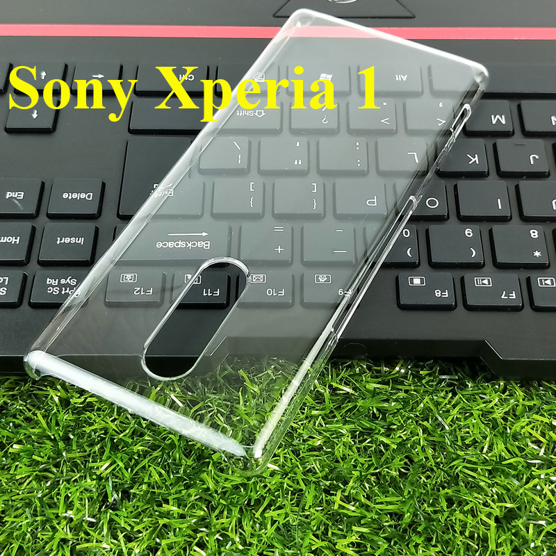 Ốp lưng Sony nhựa CỨNG TRONG SUỐT cho dòng máy Xperia XZ1/ XZ2/ XZ3/ XZ premium/ XZ/XZS/ Z3/X compact/1 mark 2/ 5 mark 2