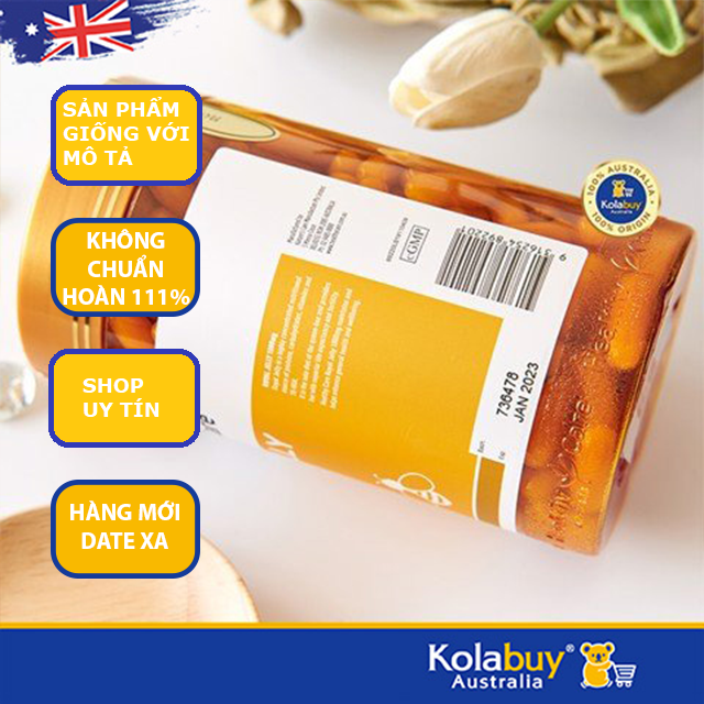 Viên uống sữa ong chúa của Úc Healthy Care Royal Jelly 1000 365 viên
