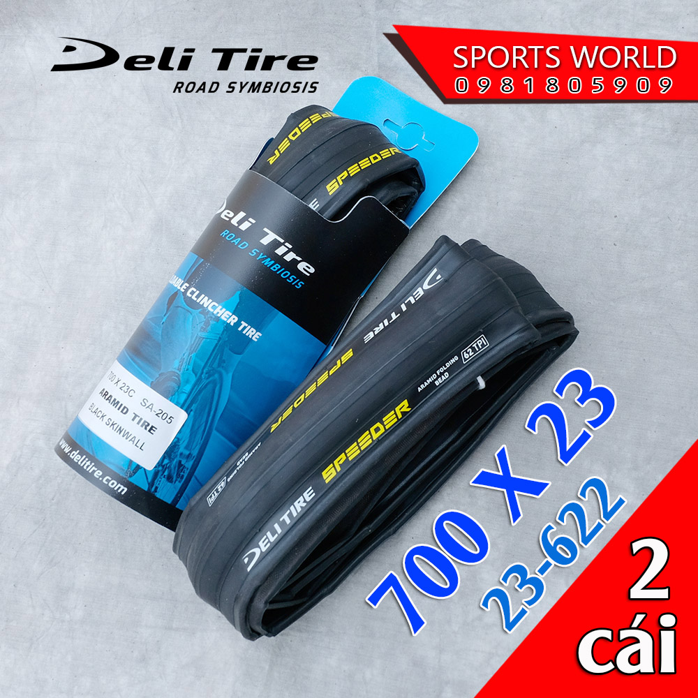 Vỏ Xếp xe đạp 700x23 (23-622) ARAMID DELI-TIRE