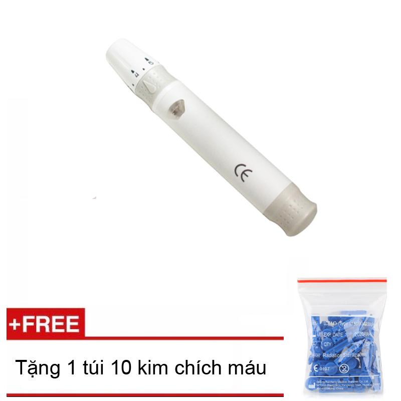 Bút chích máu cao cấp cho các máy đo tiểu đường + Tặng 1 túi 10 kim chích máu ( LeTTShop )