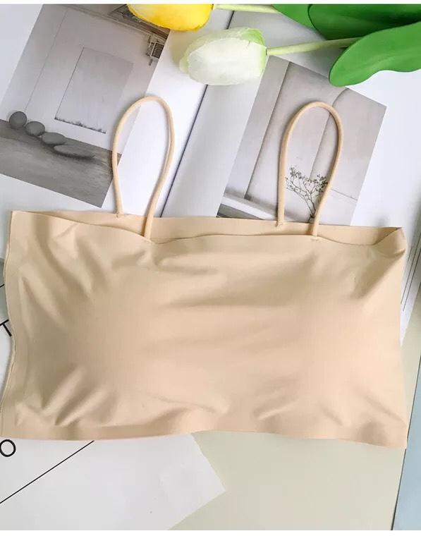 Áo lót bra đúc 2 dây vải su mịn 8881