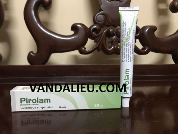 Sản phẩm pirolam cutaneous suspension 10mg/g.