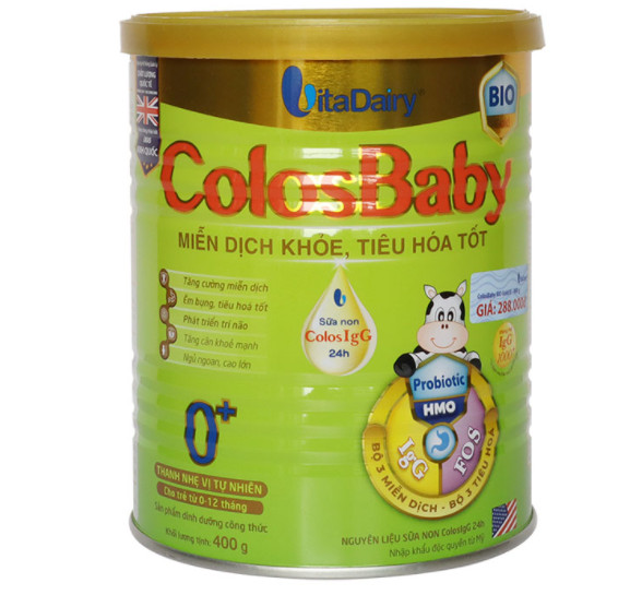 Sữa Colosbaby BIO 0+ 400G (0-12 tháng)