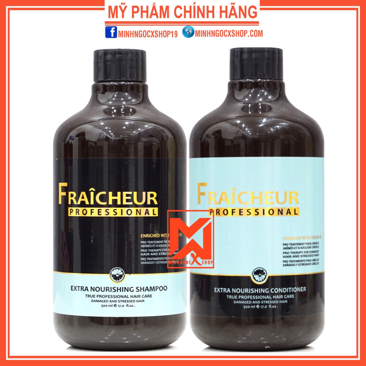 Dầu gội xả dưỡng sâu fraicheur extra nourishing 500ml chính hãng