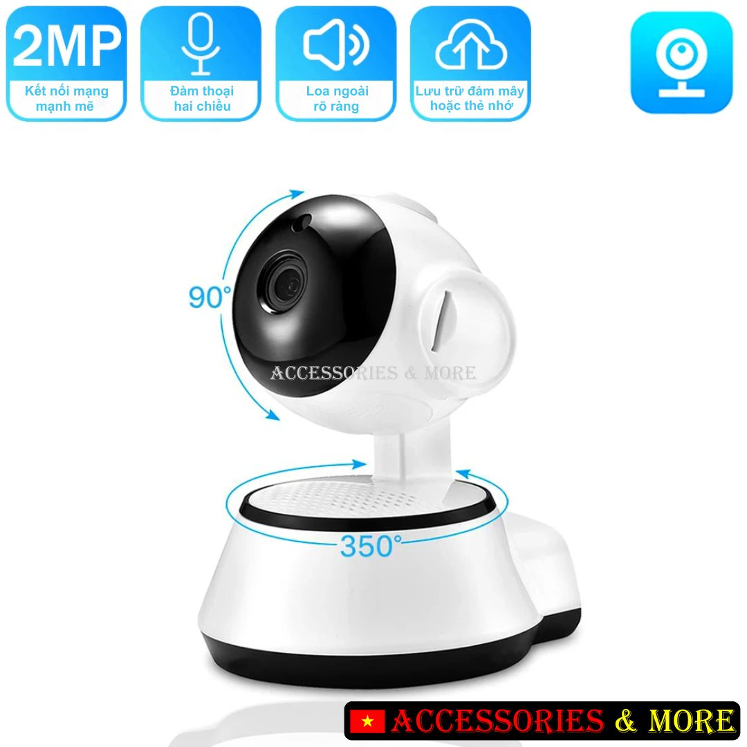 Camera Wifi V380 - Q6 chính hãng, camera thông minh, camera giám sát ban ngày và ban đêm