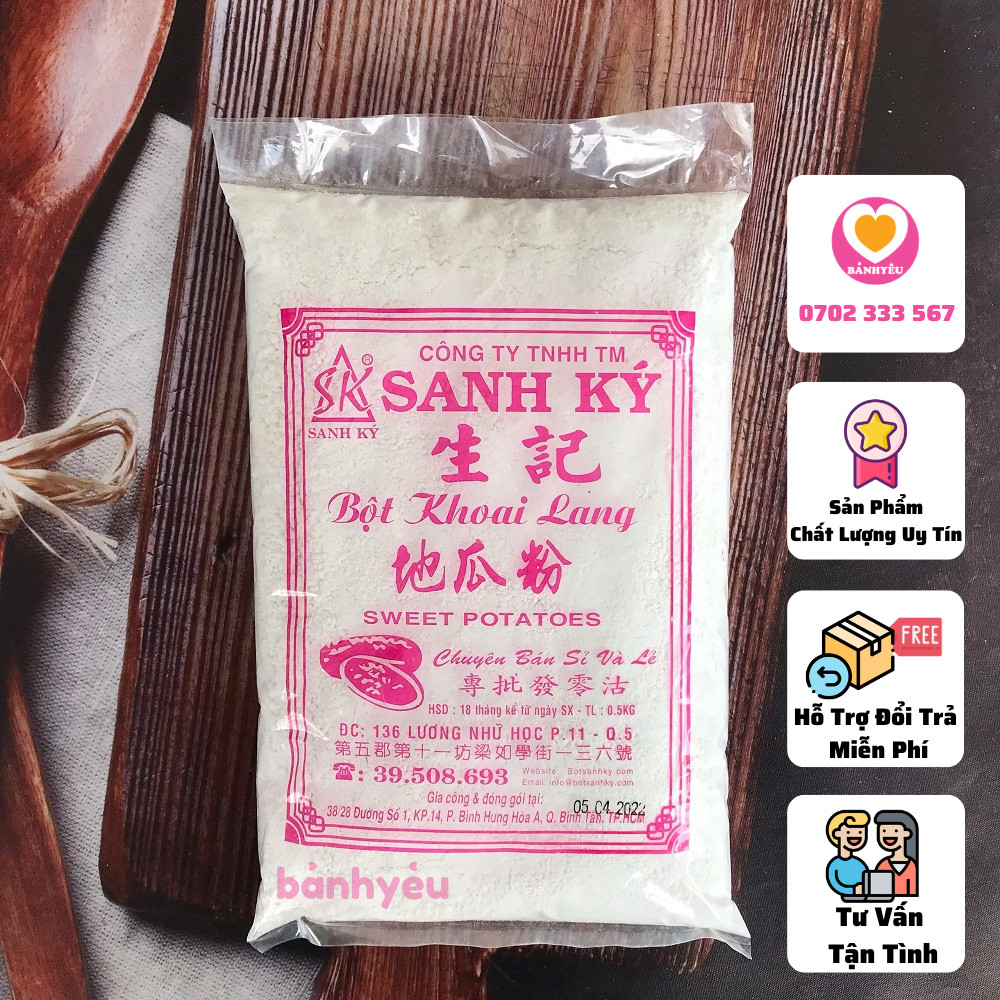 Bột khoai lang Sanh Ký 500g