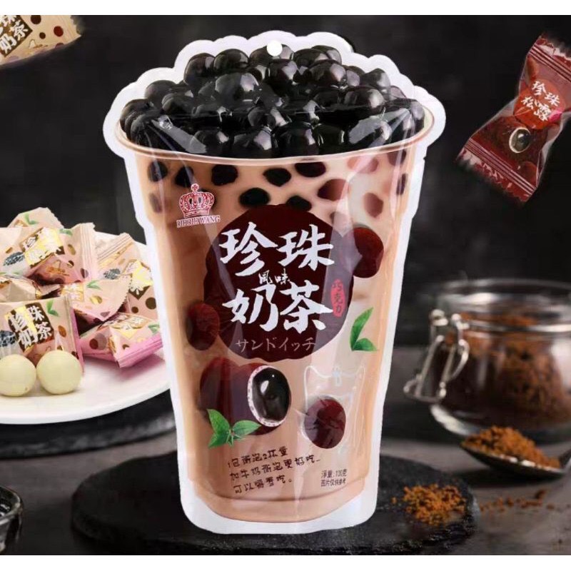 Kẹo trà sữa trân châu đài loan 22k/1 gói 120g