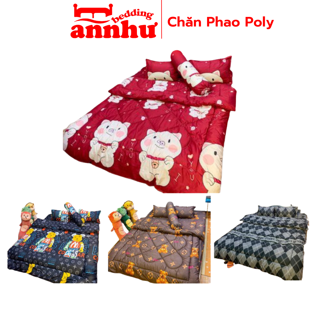 Chăn phao poly m8x2m mền siêu nhẹ An Như Bedding