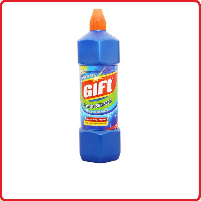 [HCM]Nước tẩy toilet sạch vi khuẩn Gift 900ml - cam kết hàng đúng mô tả chất lượng đảm bảo an toàn đến sức khỏe người sử dụng