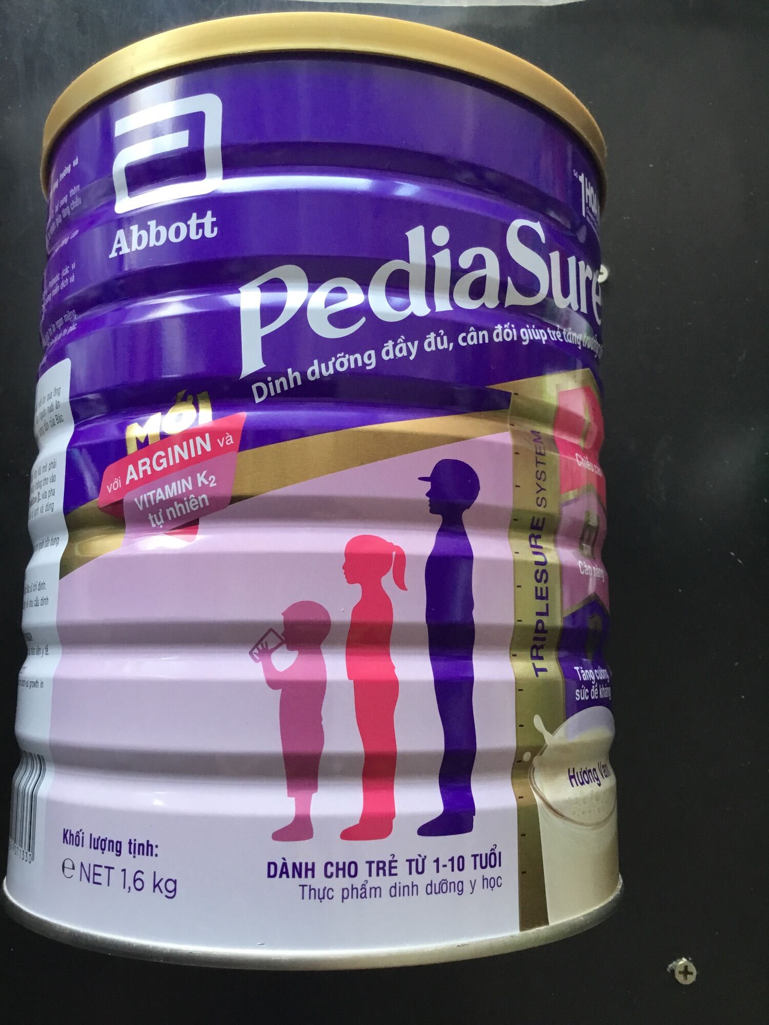 [Tp HCM] Pediasure 1.6kg 1,6kg 1kg6 1600gr Hương Vani - HSD 2023