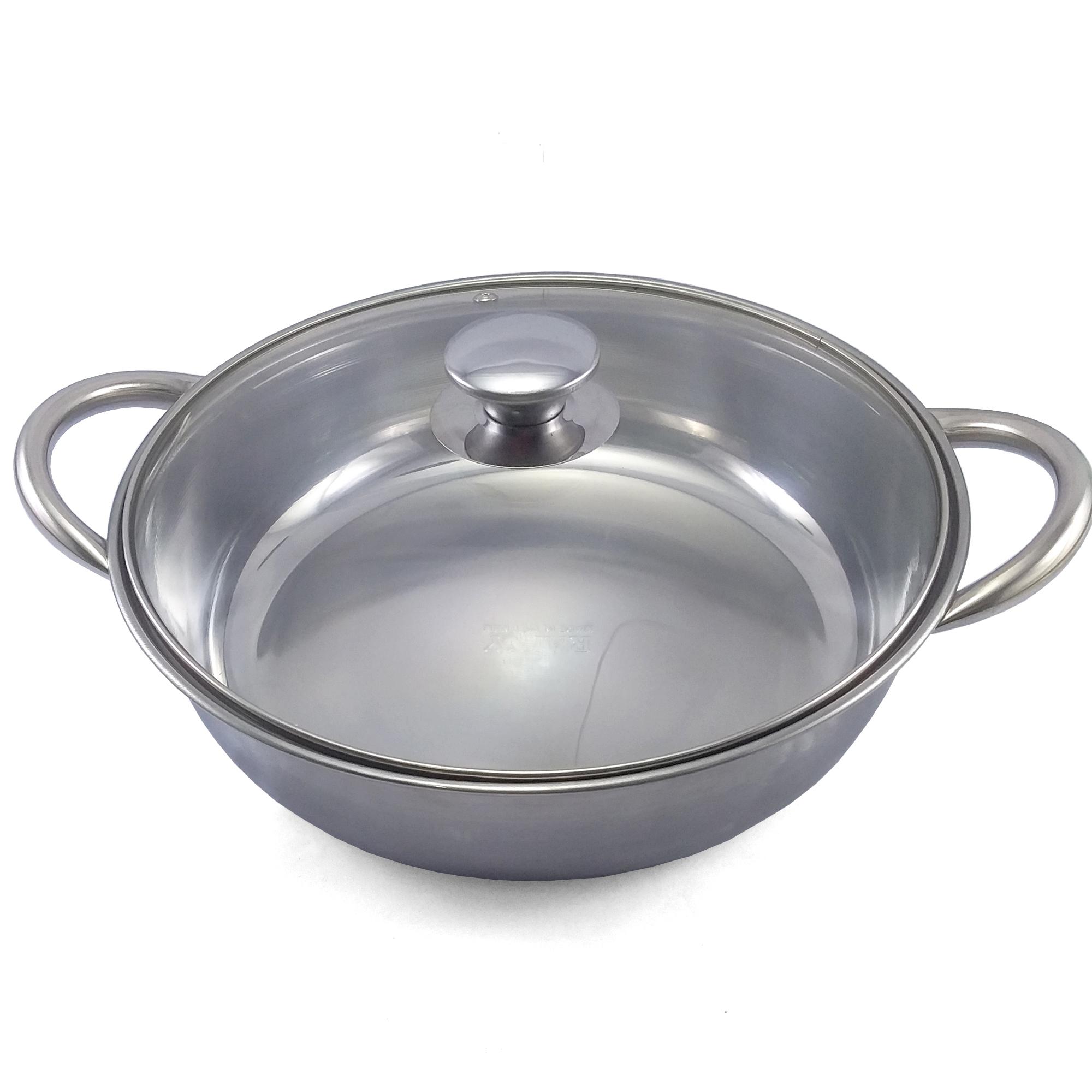 Lẩu inox 4 dem nắp kính rainy 28 cm xttttlau28nk chính hãng thông minh đẹp giá rẻ bền lâu khuyến mãi 2020 hot cao cấp
