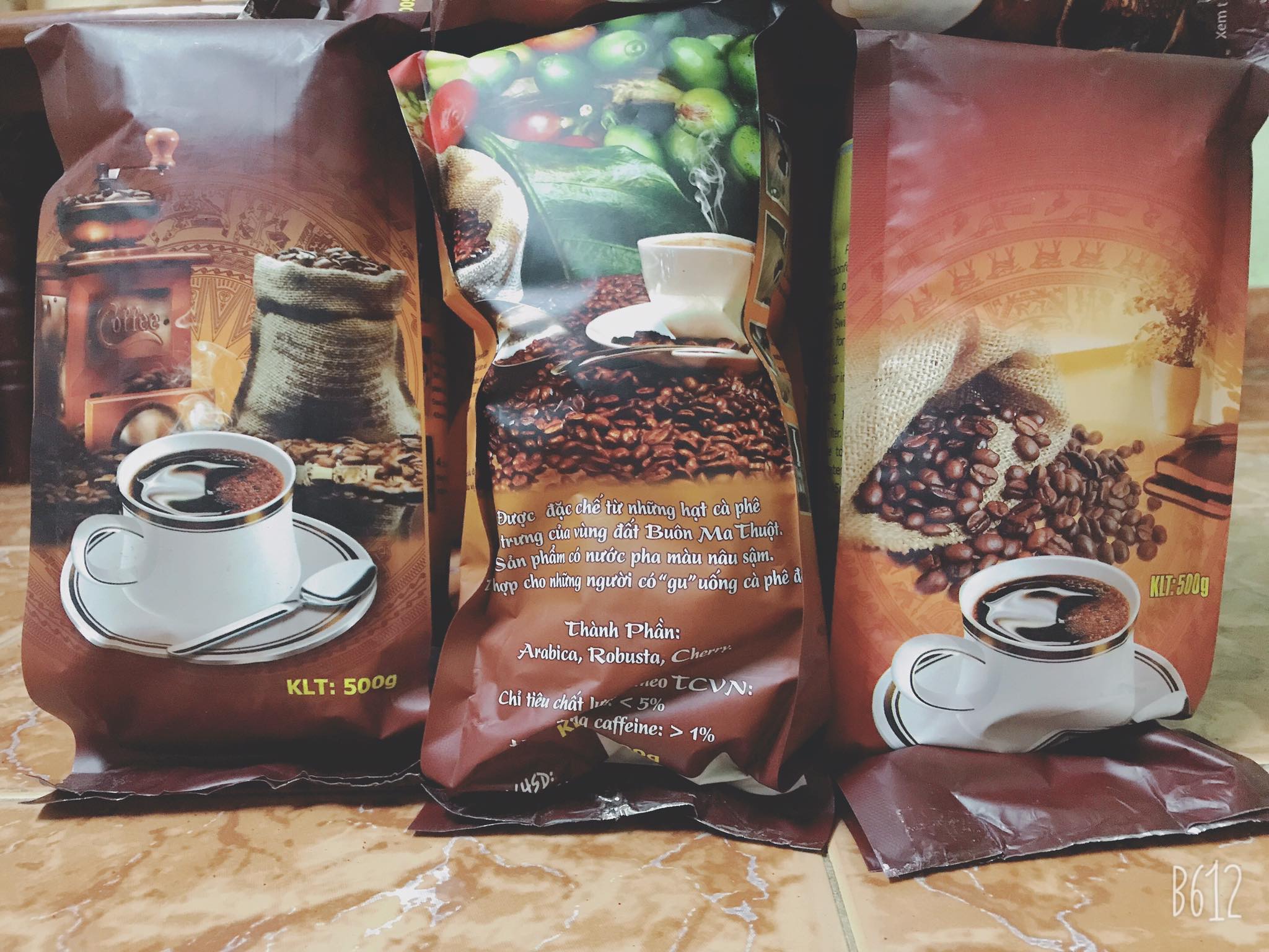 500g cà phê buôn mê thuột rang xay tại nhà