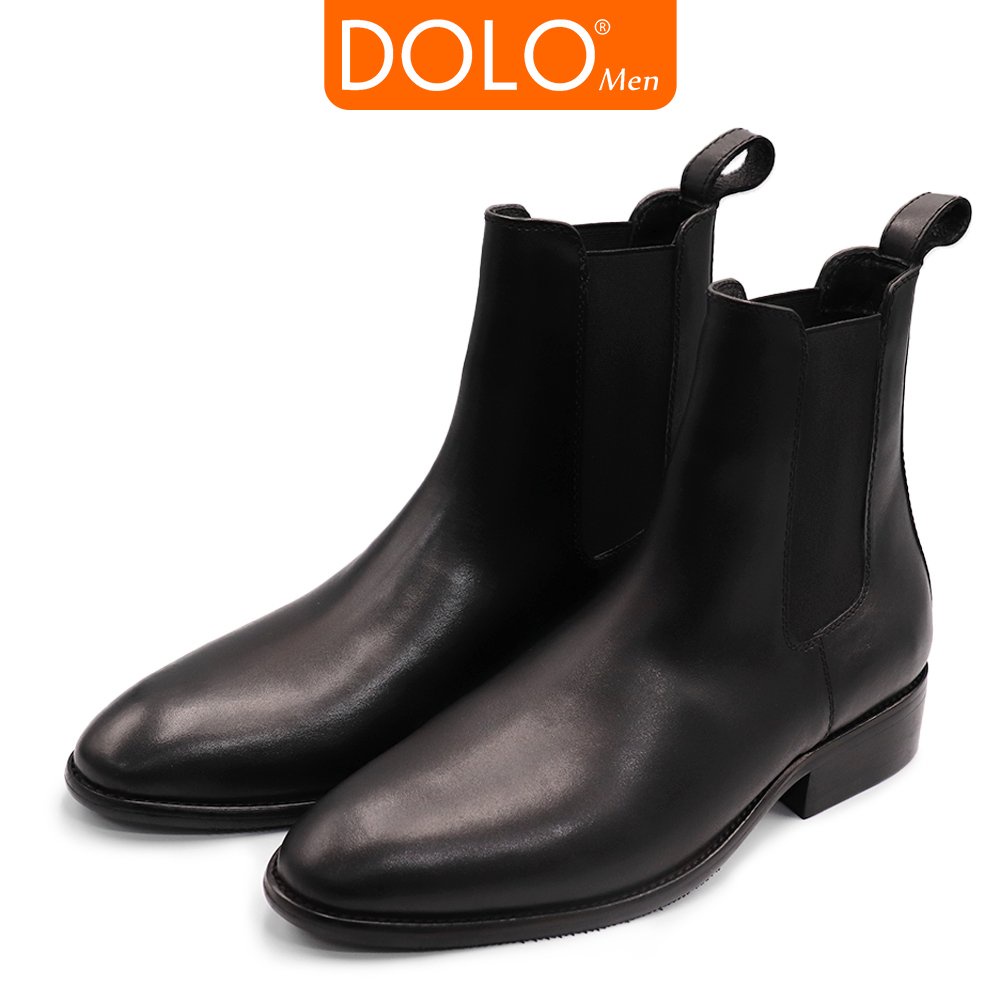 Giày Chelsea boot nam chất liệu da bò nappa cao cấp dễ dàng phối đồ XGB01