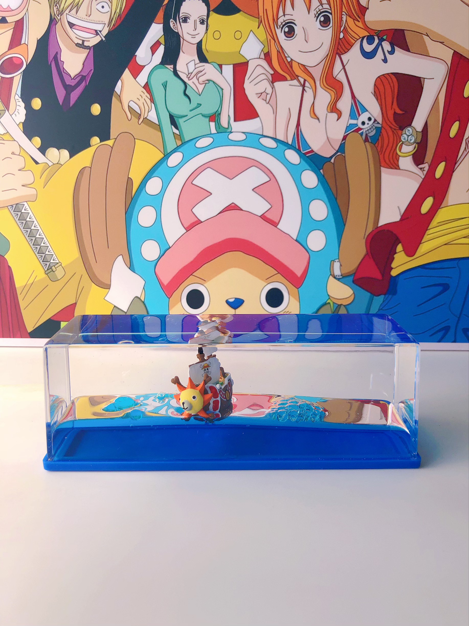 Mô hình thuyền bất tử Thousand Sunny, mô hình tàu sunny one piece trang trí bàn học bàn làm việc
