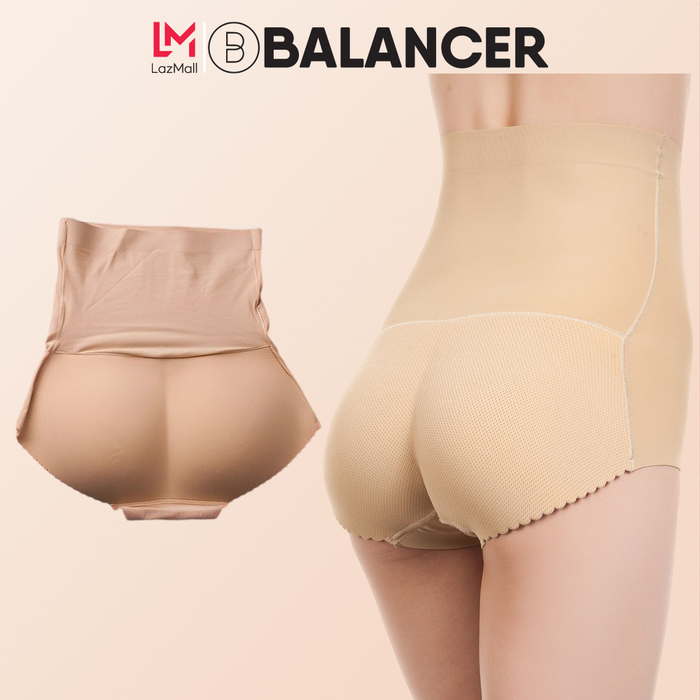 Quần độn mông balancer đệm su thông hơi lưng cao nâng mông - 189