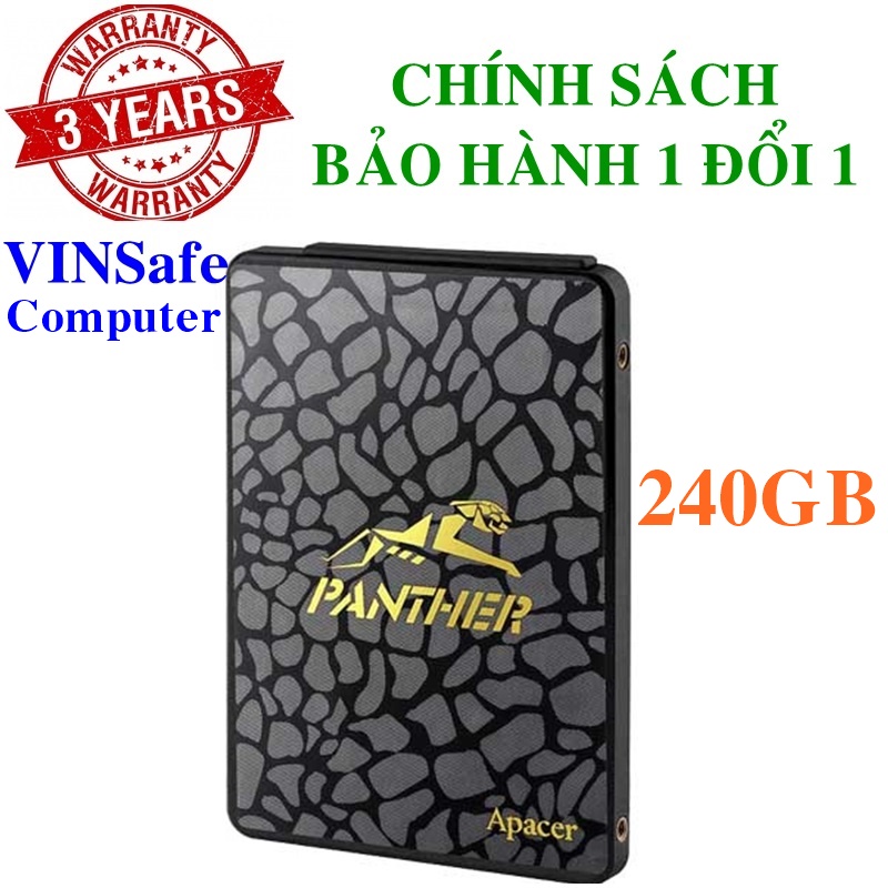 Ổ cứng SSD 240GB Apacer Panther 2.5 AS340 sata III - Tem Vĩnh Xuân