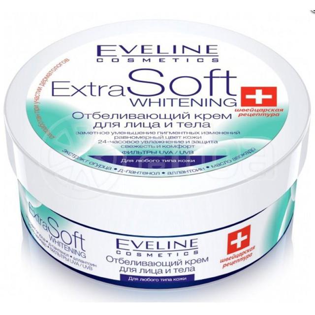 Kem dưỡng trắng da mặt và Body Extra Soft Eveline chất lượng đảm bảo an toàn đến sức khỏe người sử dụng cam kết hàng đúng mô tả
