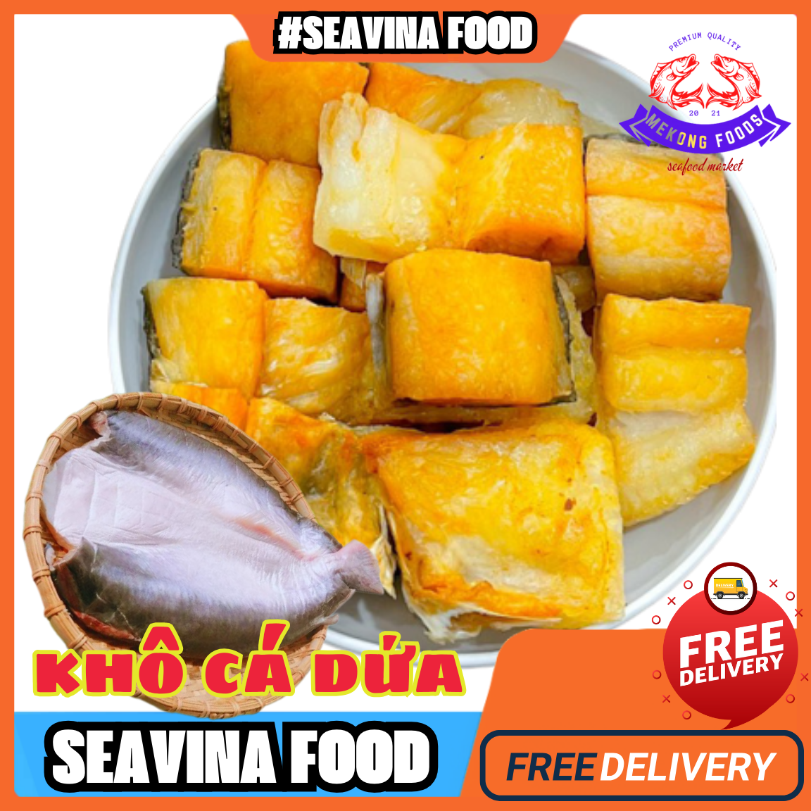 Khô cá dứa U Minh Cà Mau cá dứa một nắng loại 1 chất lượng ngon,thịt dày dai thơm ,không chất bảo quản ,hàng mới về hàng ngày