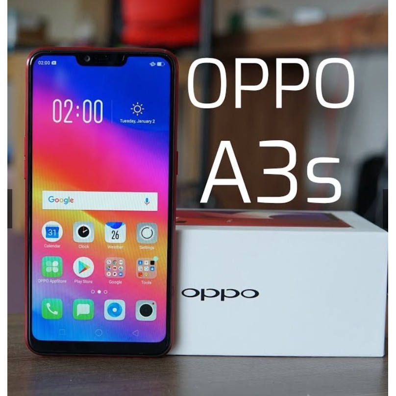Điện thoại Oppo A3s 2sim Chính Hãng, Cấu hình mạnh đỉnh Cày PUBG/Liên Quân/Free Fire/Tiktok siêu mượt