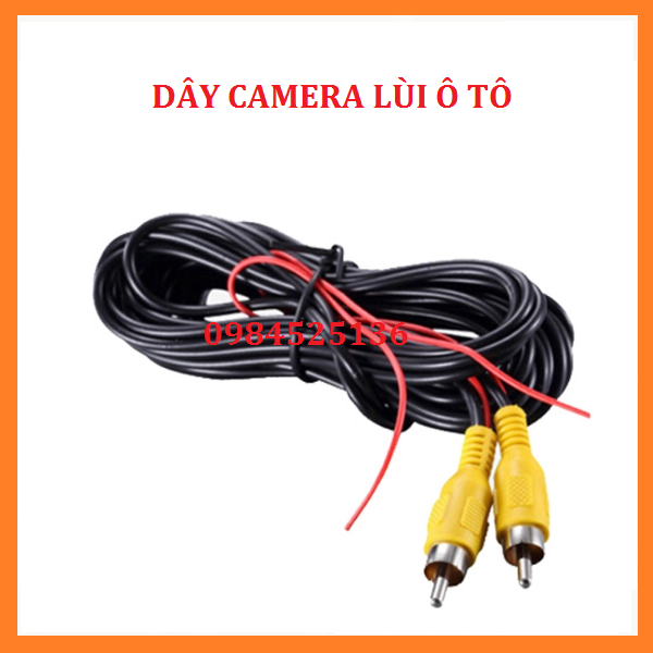  Dây cam lùi. Dây đấu camera lùi cho ô tô xe hơi. Dây nối dài tín hiệu cam lùi dây 6m,15m. Dây cáp camera lùi loại dài cho xe tải,xe bán tải xe khách. Dây cam sau ô tô. dây cam ze ô tô.Cách đấu cam lùi.Hướng dẫn cách đi camera oto. 