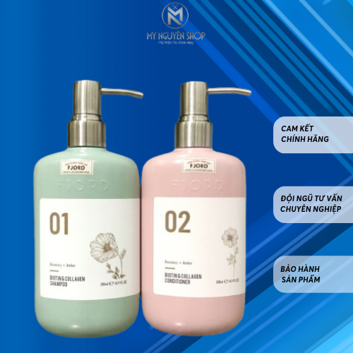 Bộ Gội Xả FJORD BIOTIN & COLLAGEN Phục Hồi Mềm Mượt Ngăn Rụng Tóc 500ML