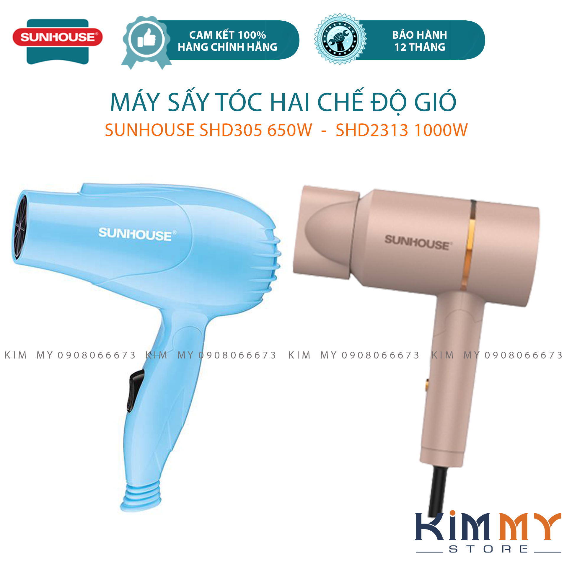 Shd2305 sunhouse - máy sấy tóc cầm tay gia đình , máy sấy tóc sunhouse shd2305 , công suất 650w 2 tốc độ - hàng fullbox