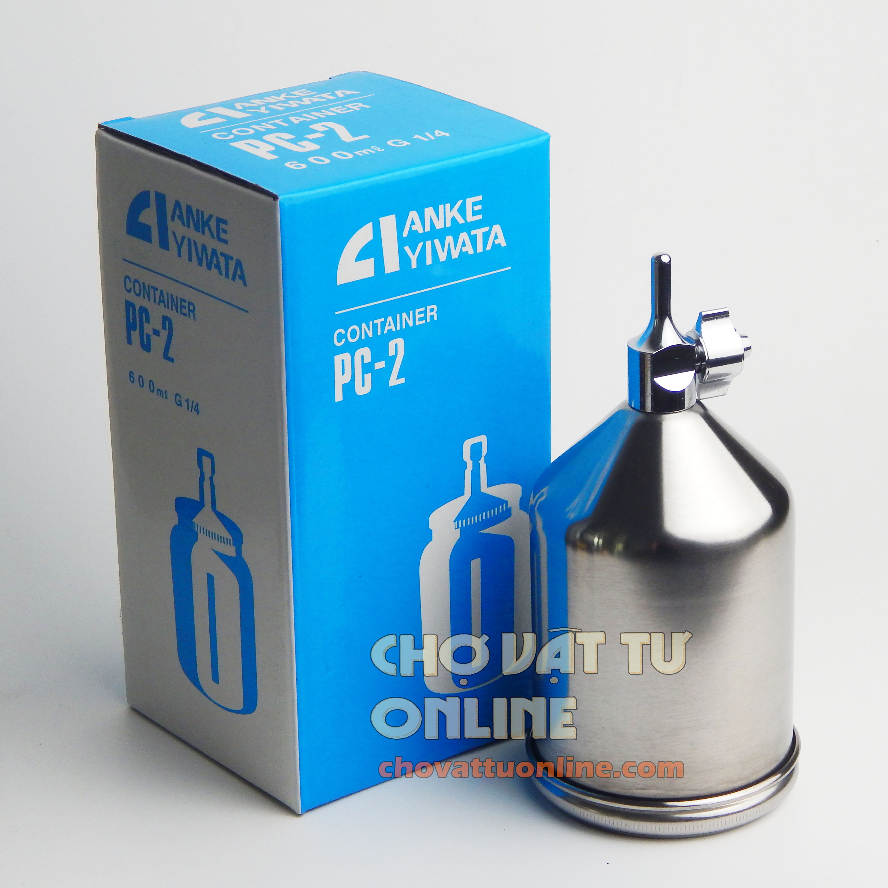 Cốc sơn inox có chân gác chống đổ dung tích 400ml loại 1 - Chợ Vật Tư Online