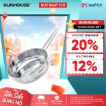 Chảo Inox 304 Sunhouse Healthy IN16-28M9 - Chất liệu an toàn - An toàn với máy rửa bát - Dùng mọi loại bếp