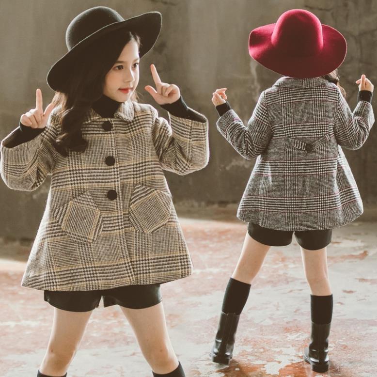 AK33 Size130-160 (19-40kg) Áo khoác dạ ấm/áo lạnh bé Quần áo trẻ Em hàng Quảng Châu