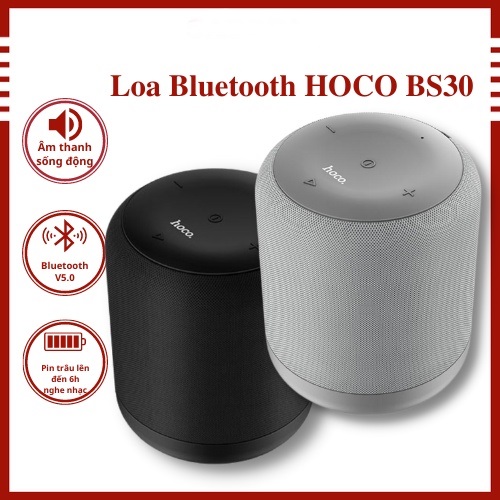 Loa mini bluetooth chống nước hoco bs30 - loa di động có móc cheo loa cầm tay loa mini cao cấp.bh 12 tháng.