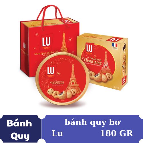 BÁNH QUY LU BƠ PHÁP HỘP THIẾC 180GR - 14943